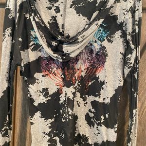 Women’s rhinestone HD shirt